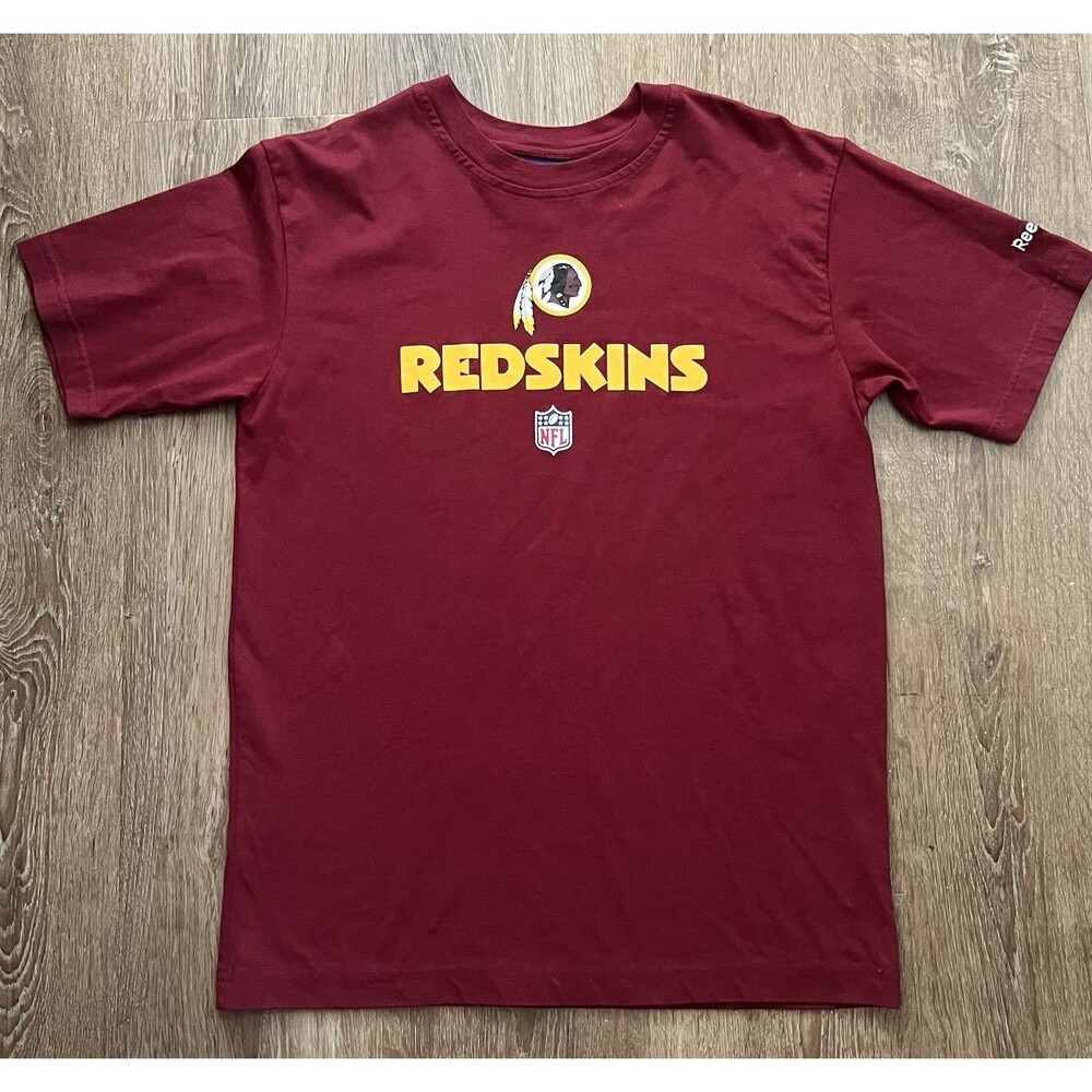 Reebok Washington Redskins NFL Football T-Shirt Youth L 14/16 Burgundy